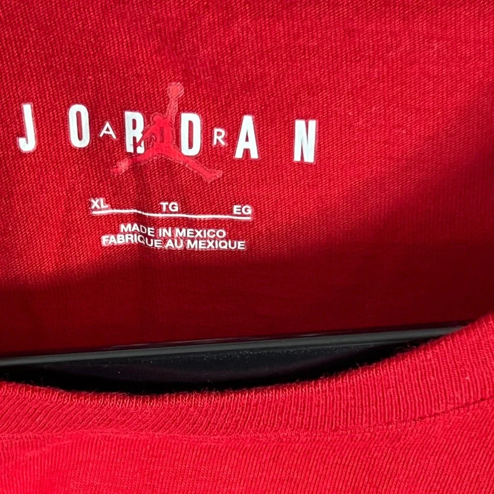 Jordan Brand Jumpman Graphic T-Shirt Red XL 363277-6DL Mens Short Sleeve Tee
